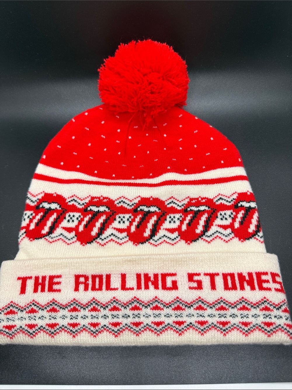 Unisex The Rolling Stones PomPom Beanie Winter Knit Hat